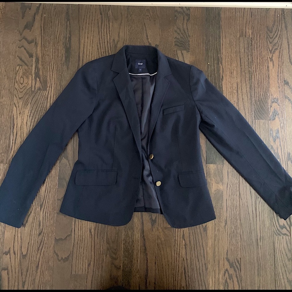 GAP Navy Blazer/Suit Coat